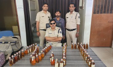 निजात अभियान के तहत फिर कार्रवाई अवैध शराब बेचते आरोपी गिरफ्तार