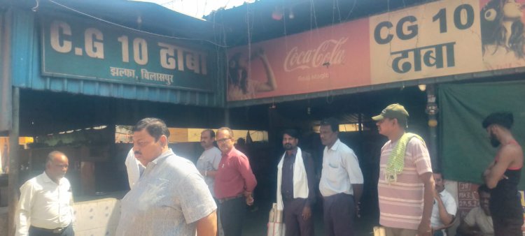 *फूड विभाग ने ढाबा में मारा छापा आठ गैस सिलेंडर जप्त*